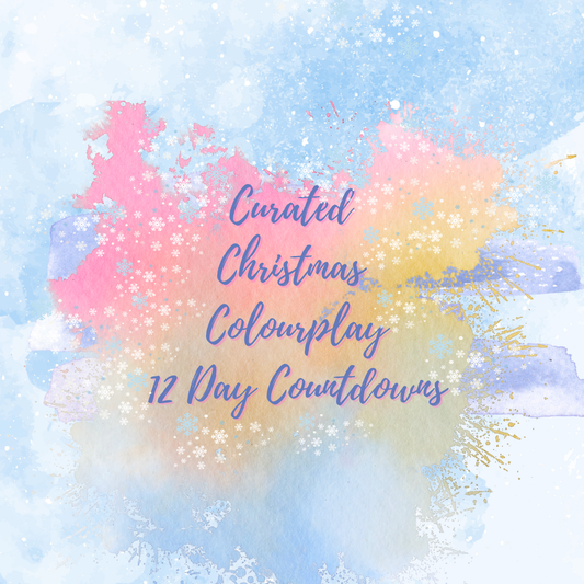 Curated Christmas Colourplay Countdown 12 x Miniskeins READY TO SHIP