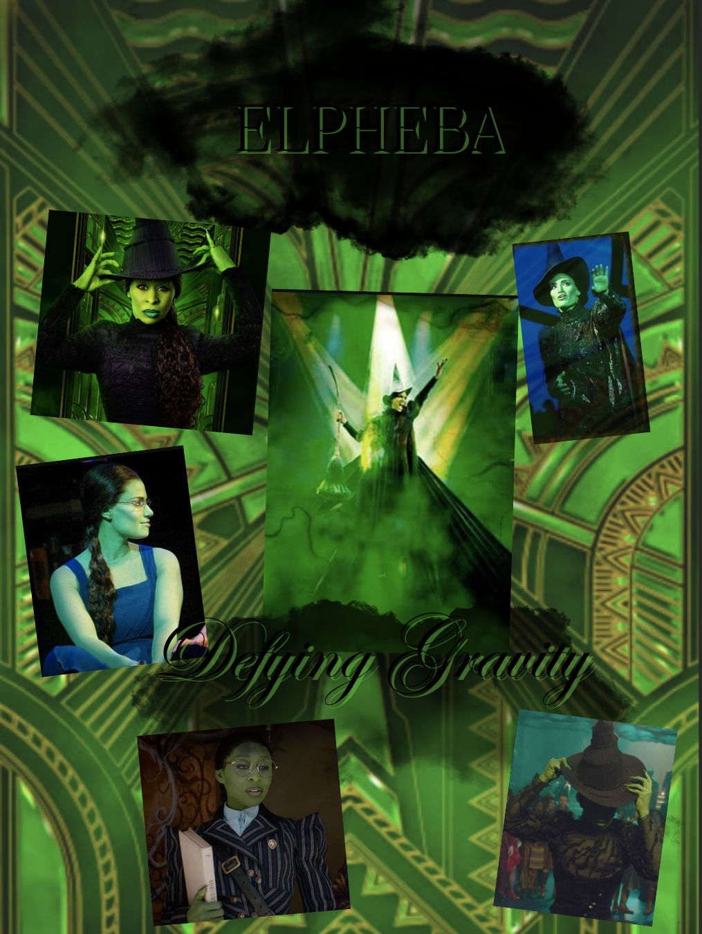 Wicked Inspired Defying Gravity Elpheba READY TO SHIP