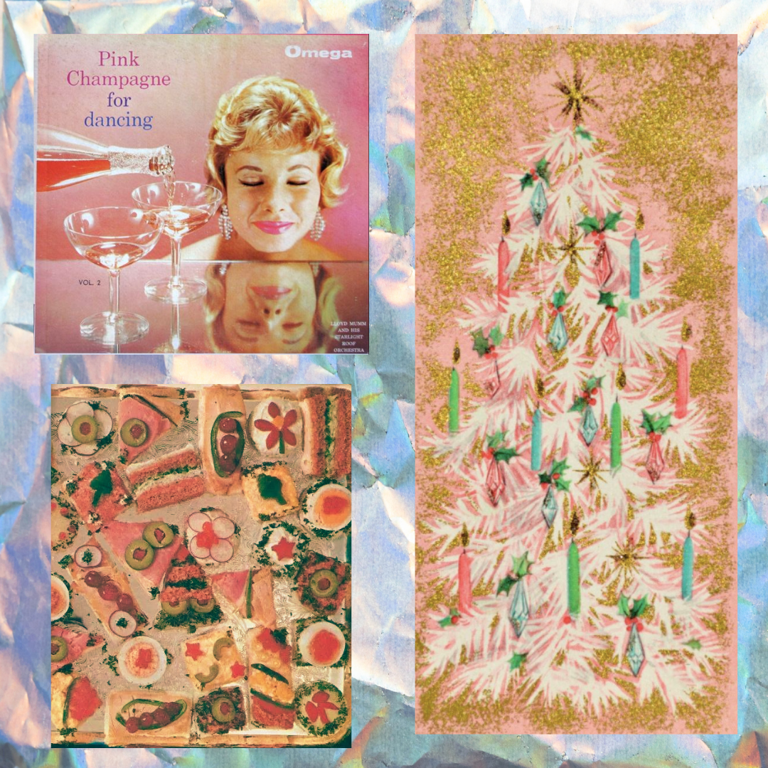 Advent 2024 Retro Chic Christmas Cocktail Party 4x 100g Skein Weekly Advent READY TO SHIP