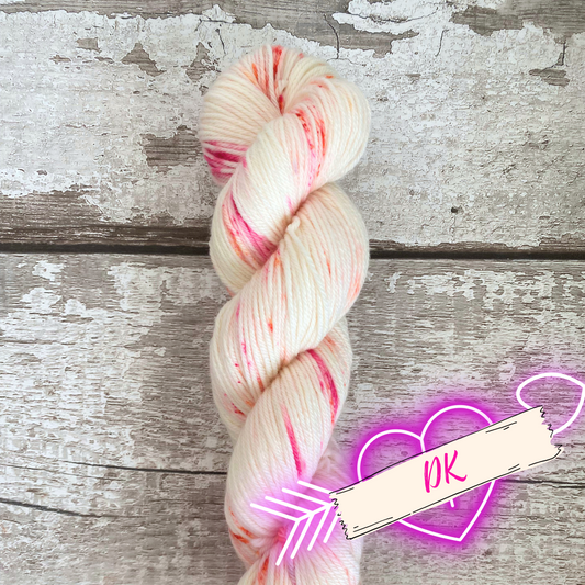 Hand Dyed Yarn DK Stupid Cupid
