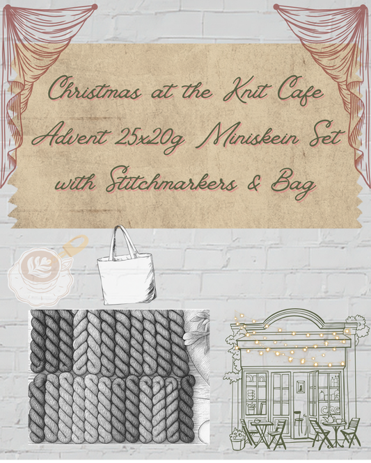 Advent 2026 Christmas at the Knit Café Advent 24 x MINISKEINS