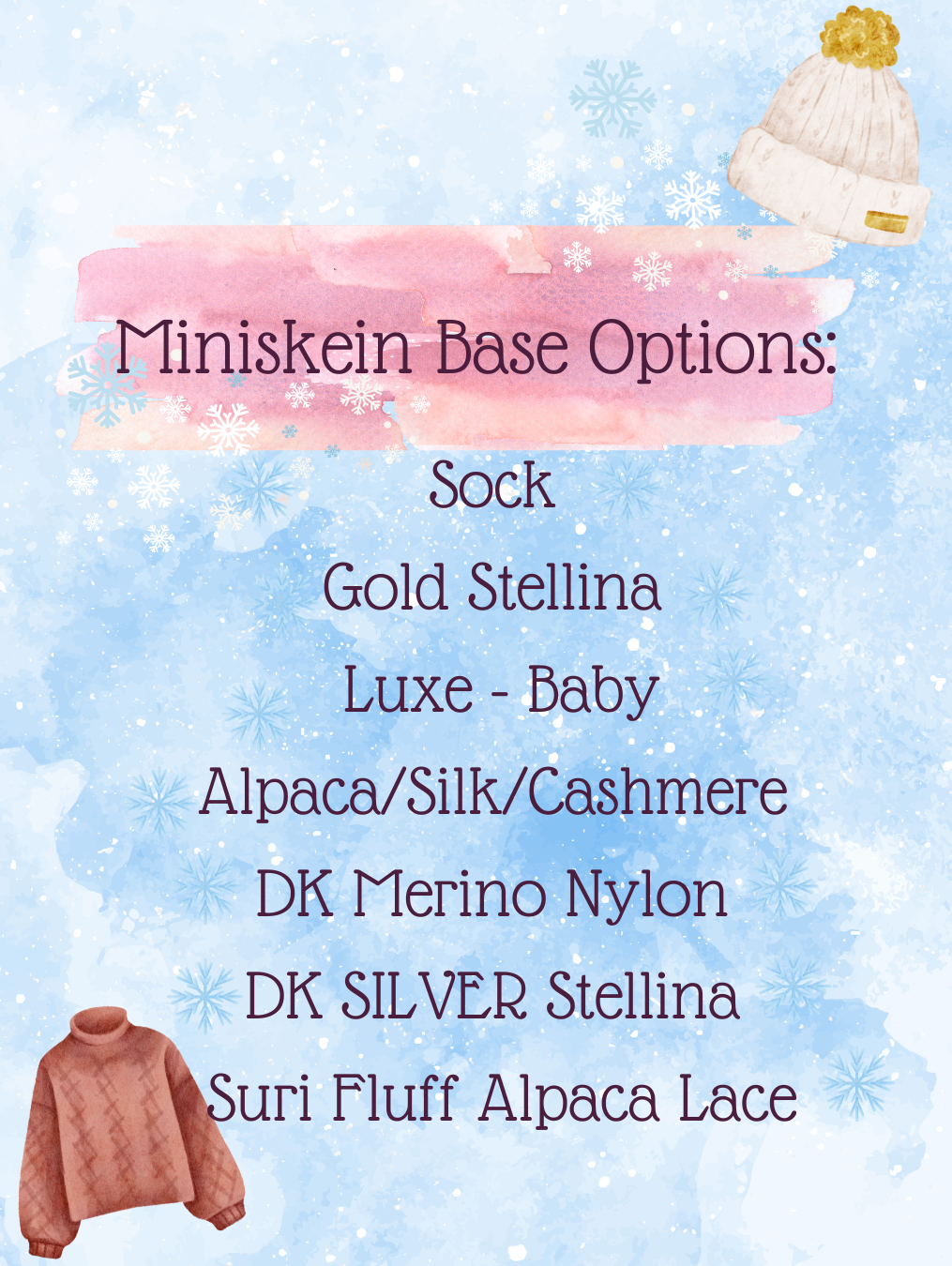 Advent 2025 Christmas Chalet Sleigh Away DAY 25 SKEIN READY TO SHIP