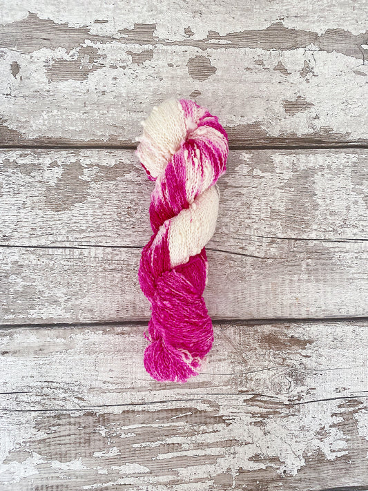 Hand Dyed Yarn 4ply Merino Nylon Slub Angelique