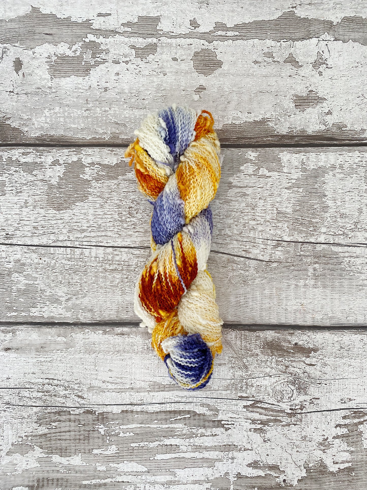 Hand Dyed Yarn 4ply Merino Nylon Slub Klimt