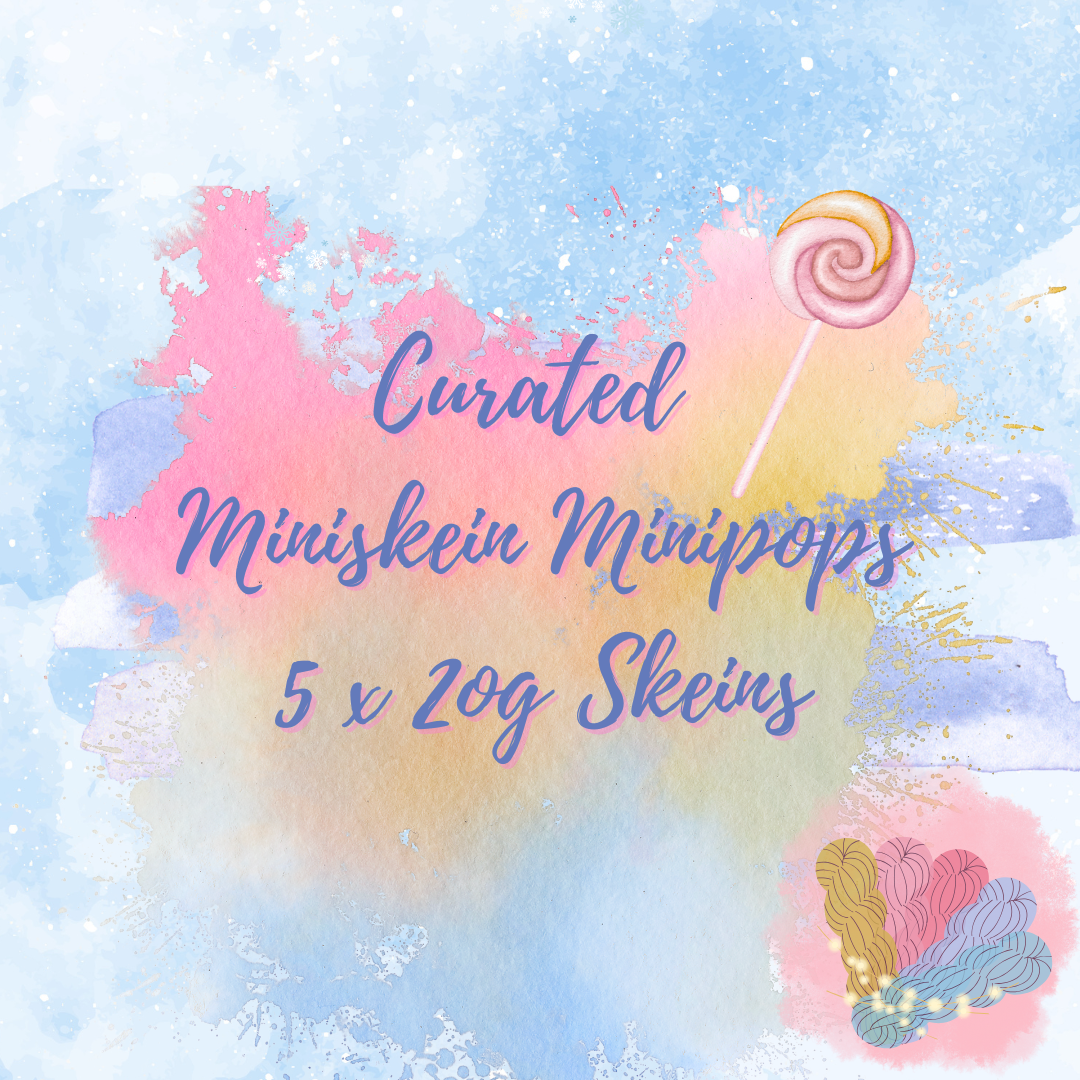 Curated Minipops 5 x Miniskeins READY TO SHIP