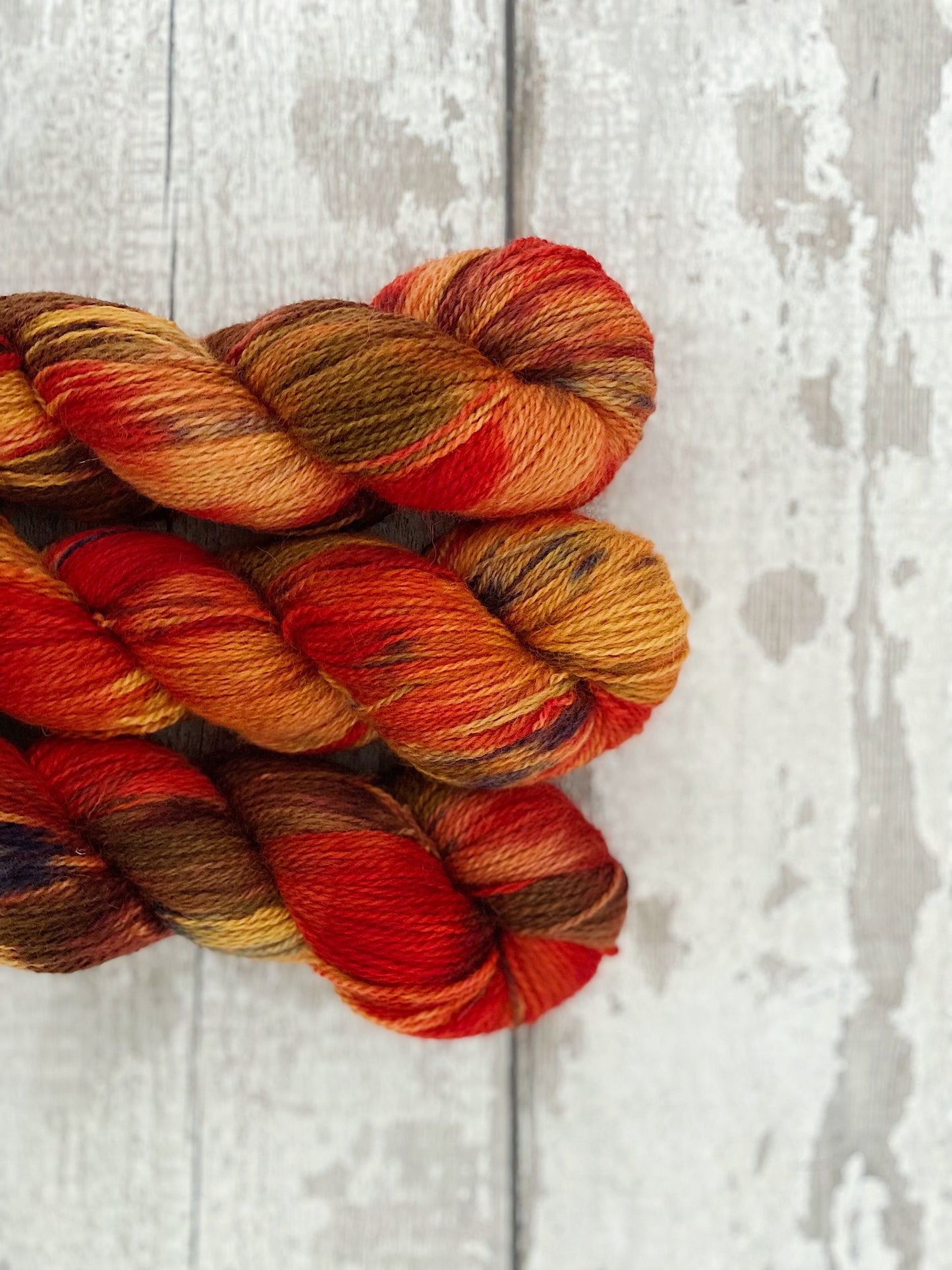Hand Dyed Yarn FOLK 4ply Embers