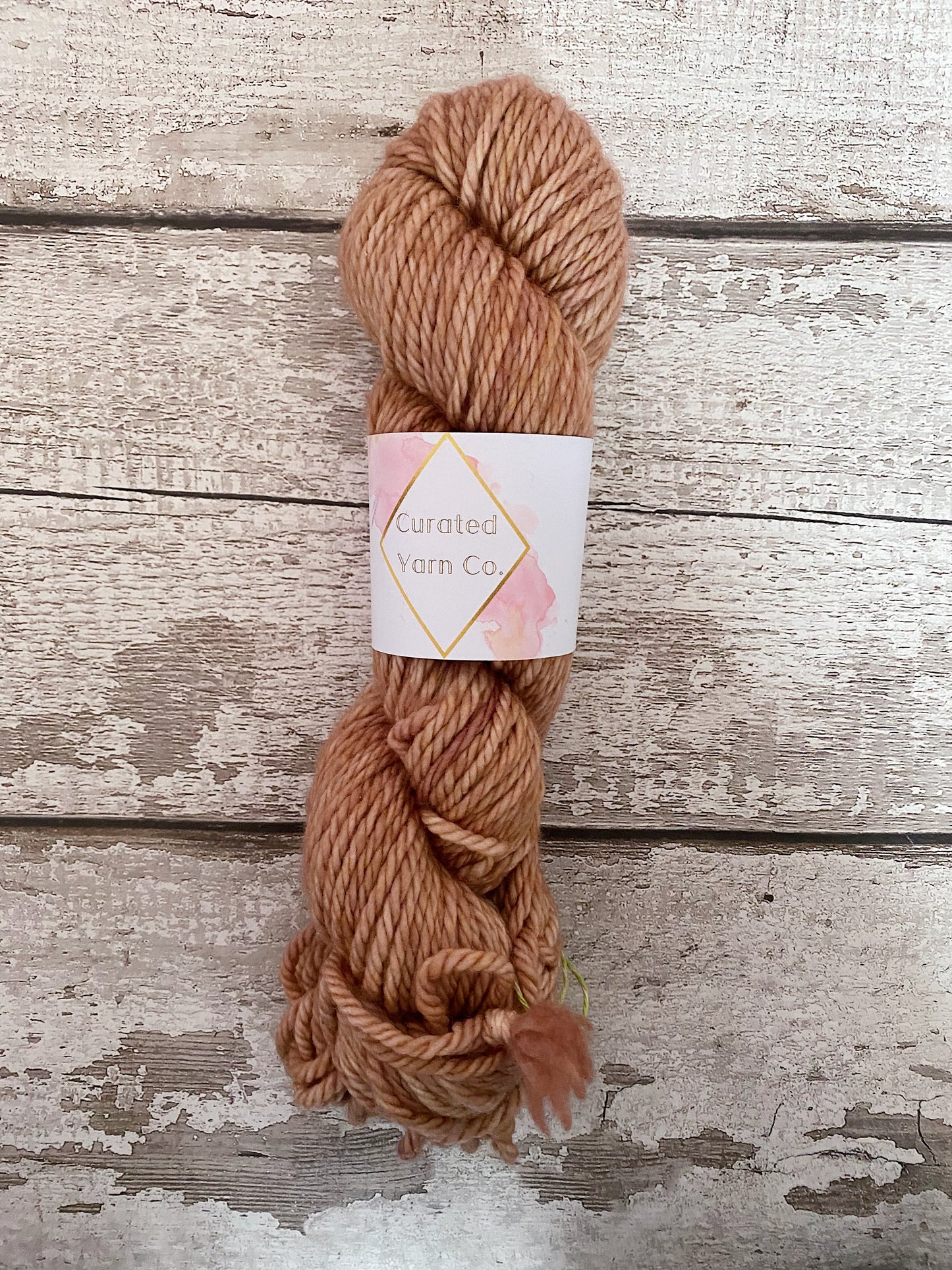 Hand Dyed Yarn Aran Toasted SALE