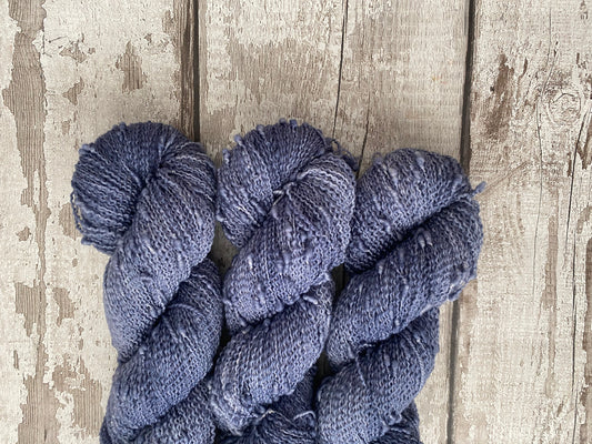 Hand Dyed Yarn 4ply Merino Nylon Slub Brooklyn