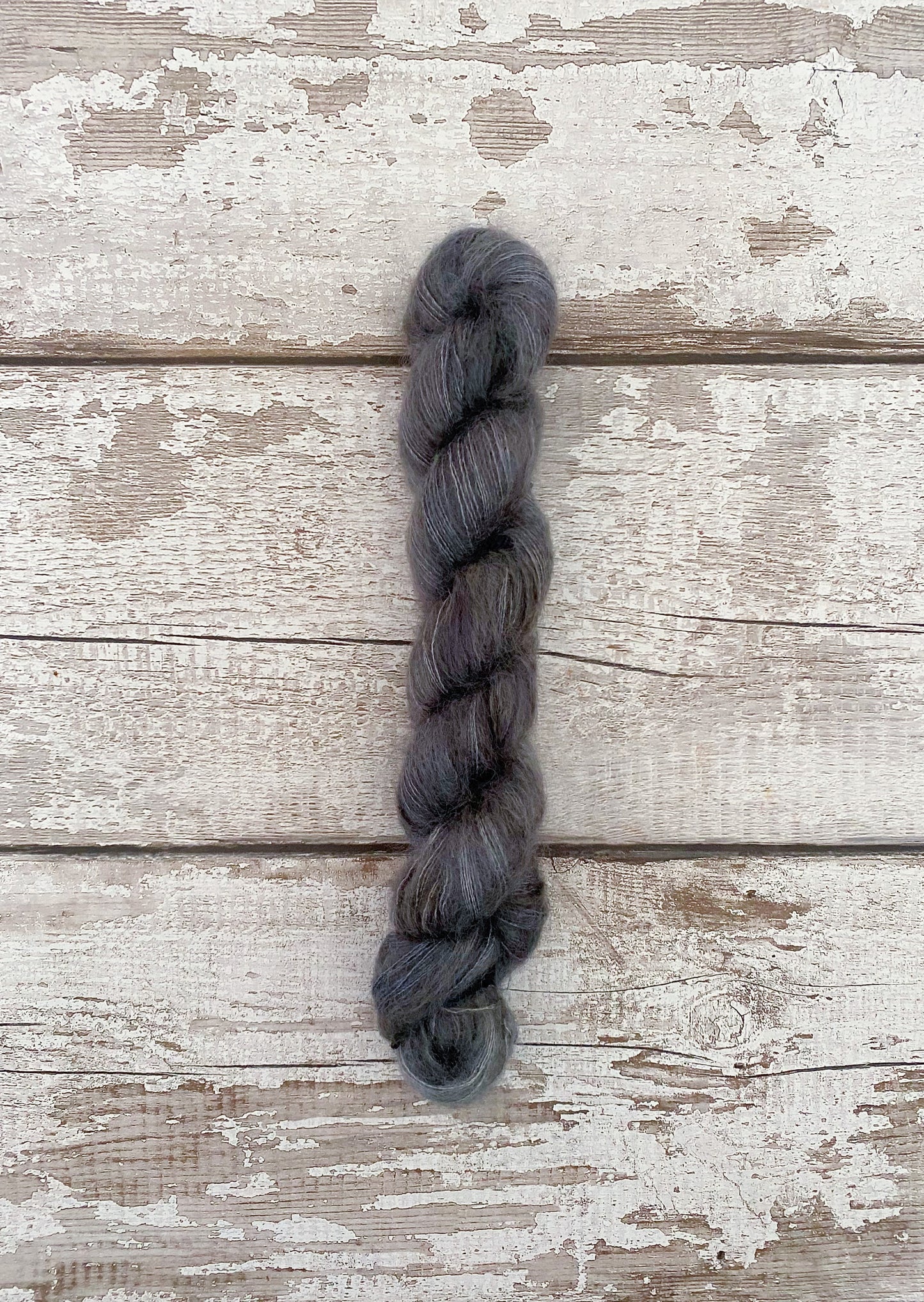 Lace Kid Silk Mohair Yarn Carbon