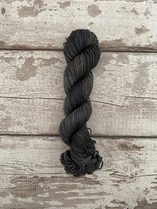 Hand Dyed Yarn DK Carbon