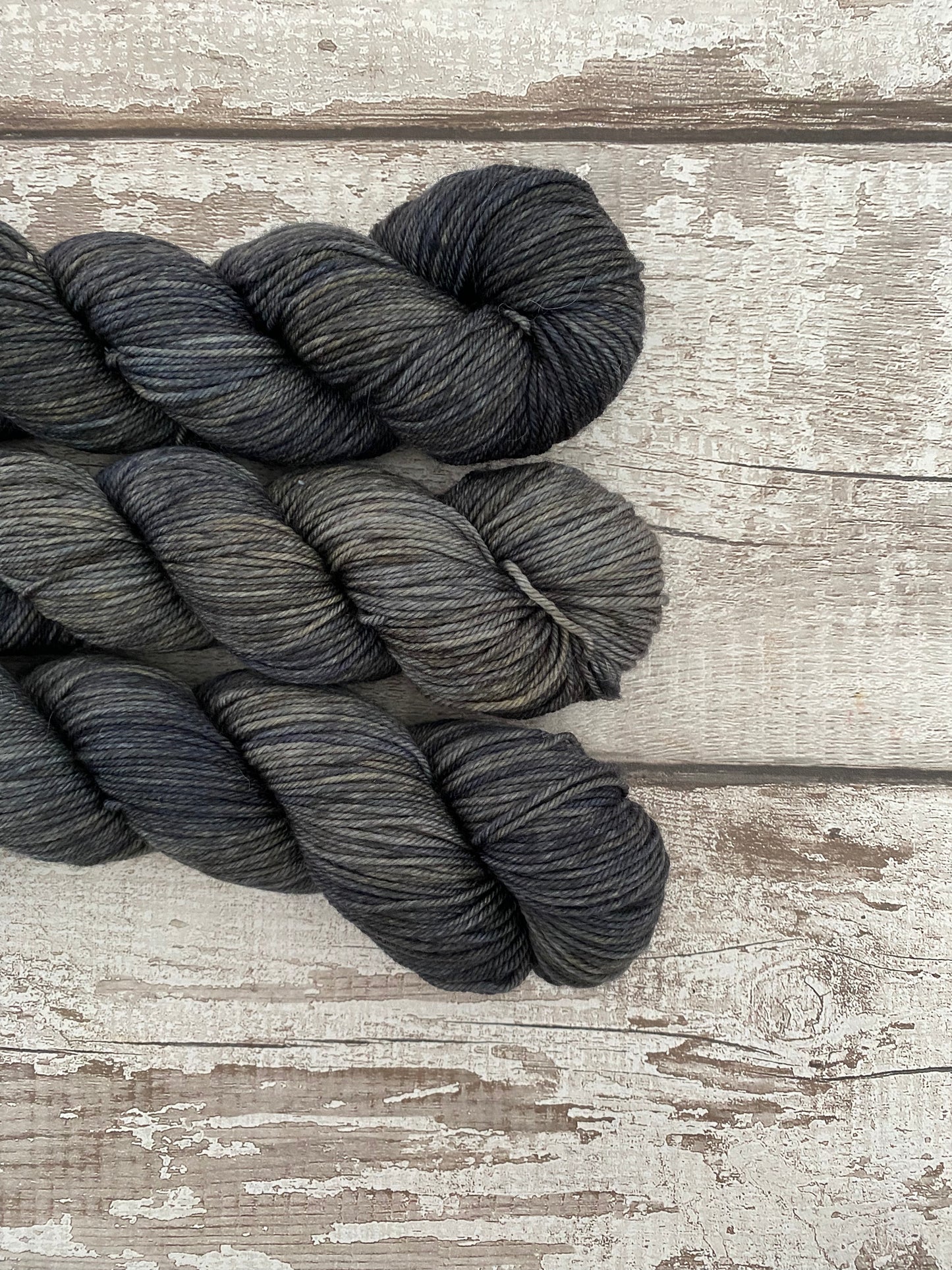 Hand Dyed Yarn DK Carbon