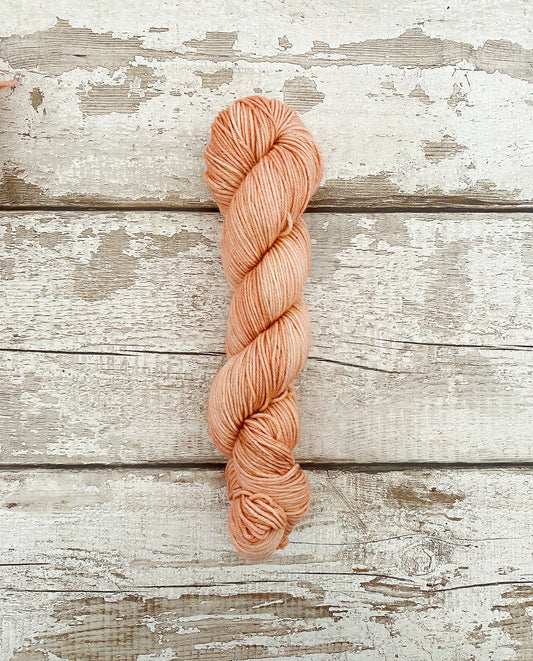 Hand Dyed Yarn DK Rose Gold