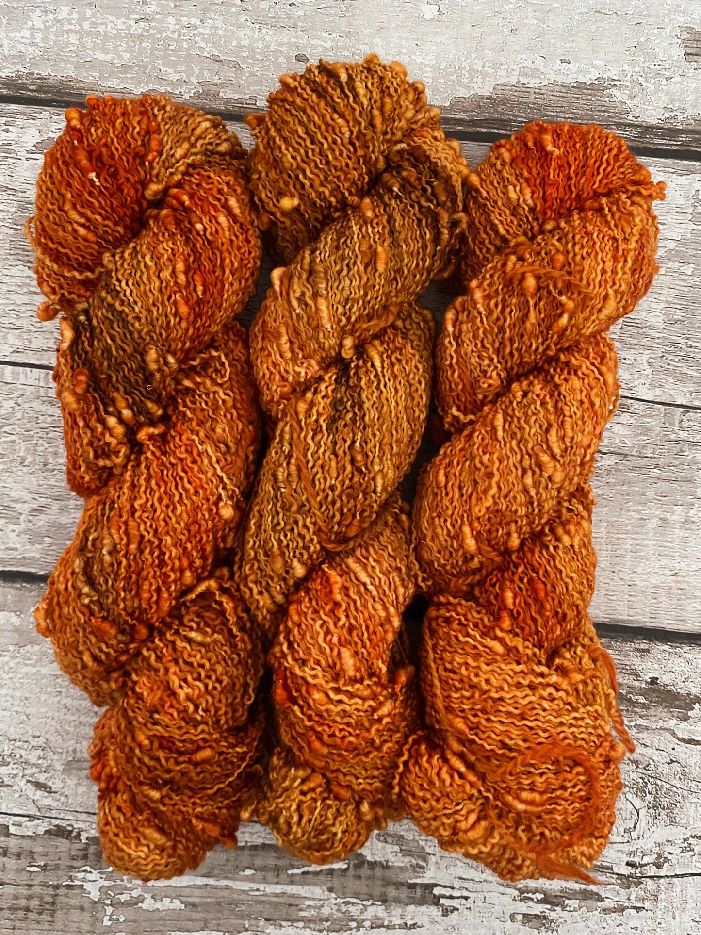 Hand Dyed Yarn 4ply Merino Nylon Slub Bronze Age
