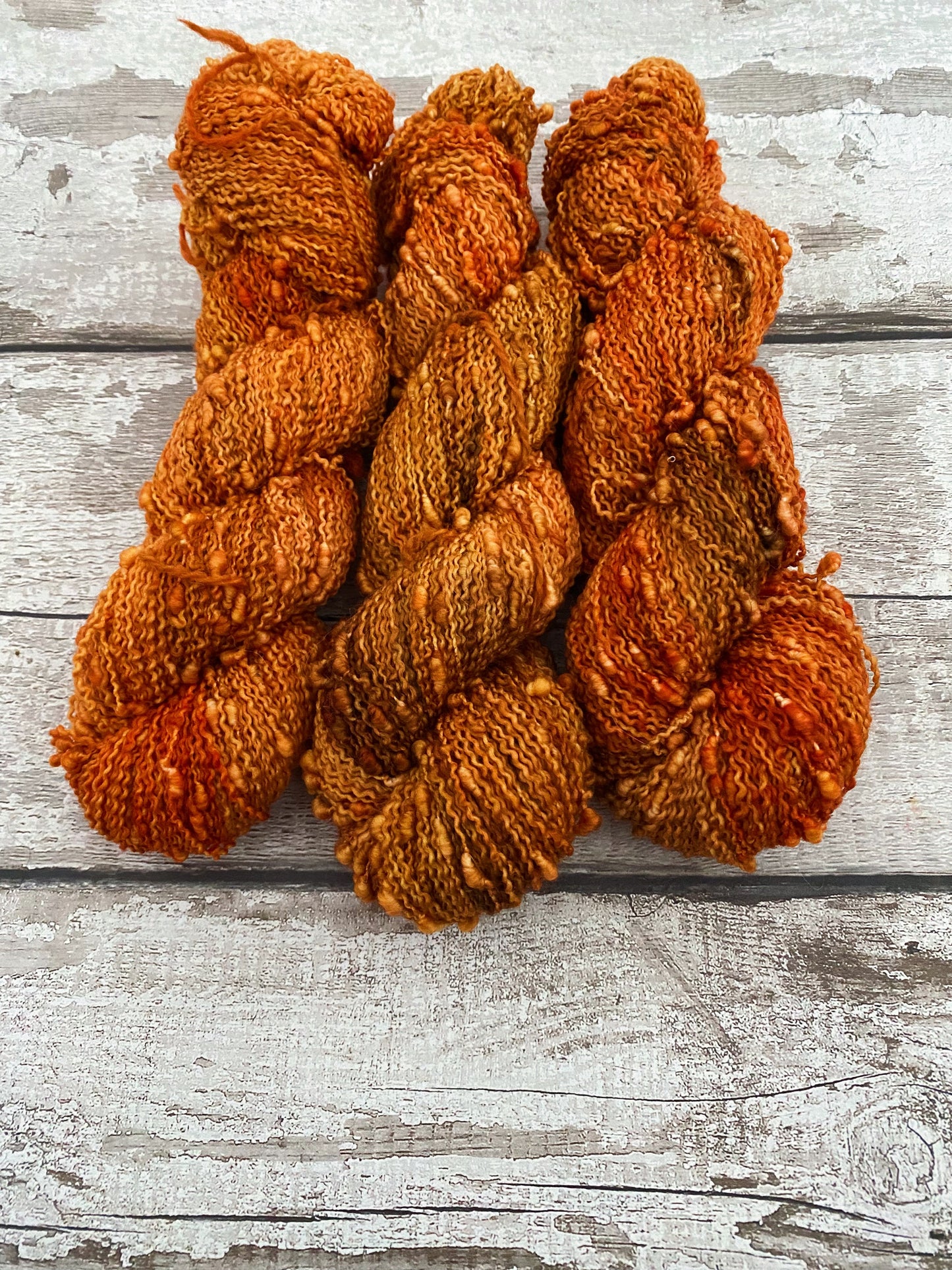Hand Dyed Yarn 4ply Merino Nylon Slub Bronze Age