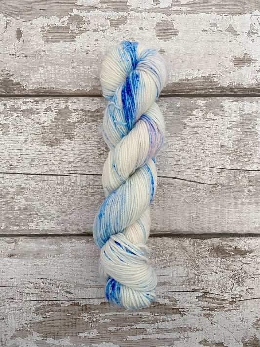 Hand Dyed Yarn Worsted Sugar, Butter, Flour