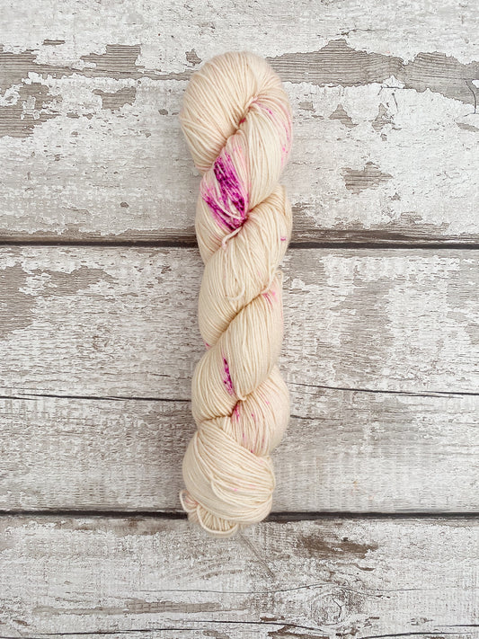 Hand Dyed Yarn 100% Merino 4ply Most Ardently