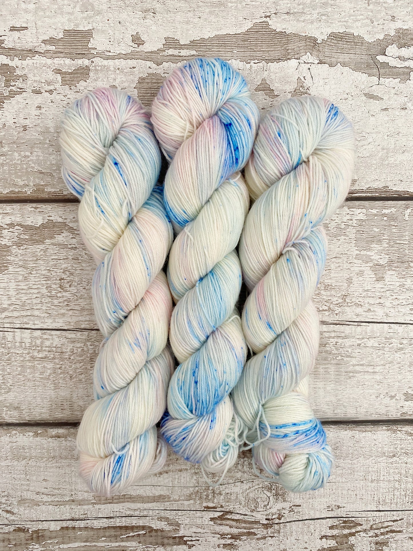 Hand Dyed Yarn 100% Merino 4ply Sugar, Butter, Flour.