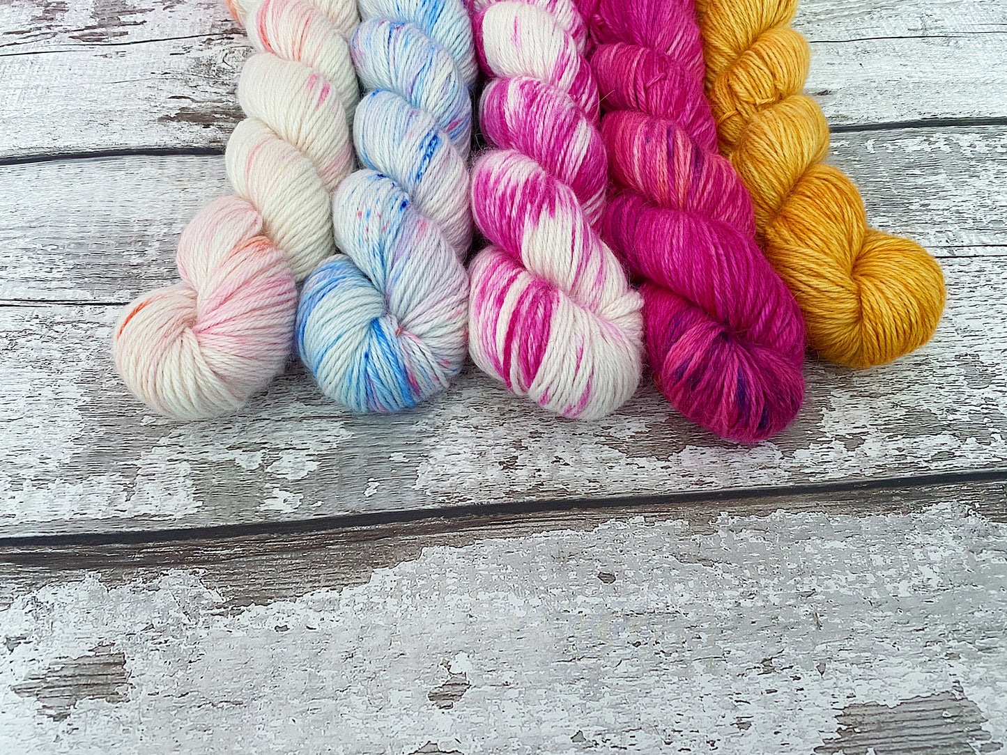 Hand Dyed Yarn Luxe 4ply Merino Nylon Rebel Girl