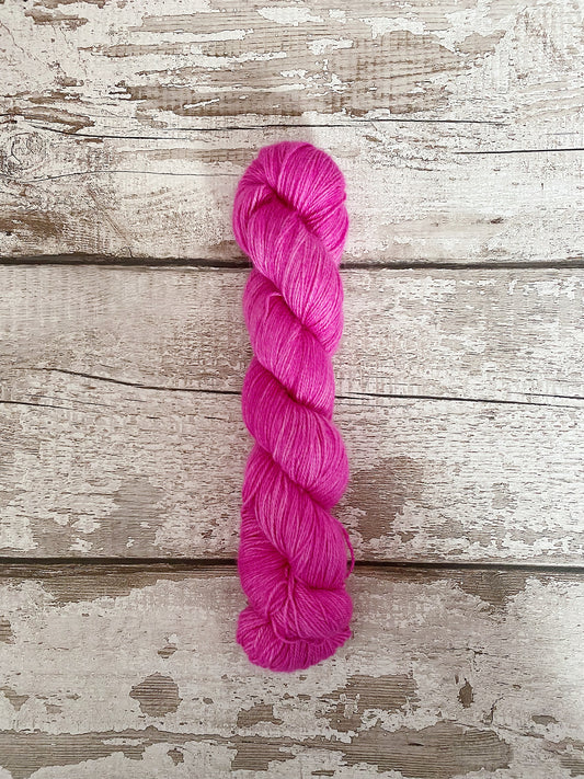 Hand Dyed Yarn Luxe 4ply Merino Nylon Rebel Girl