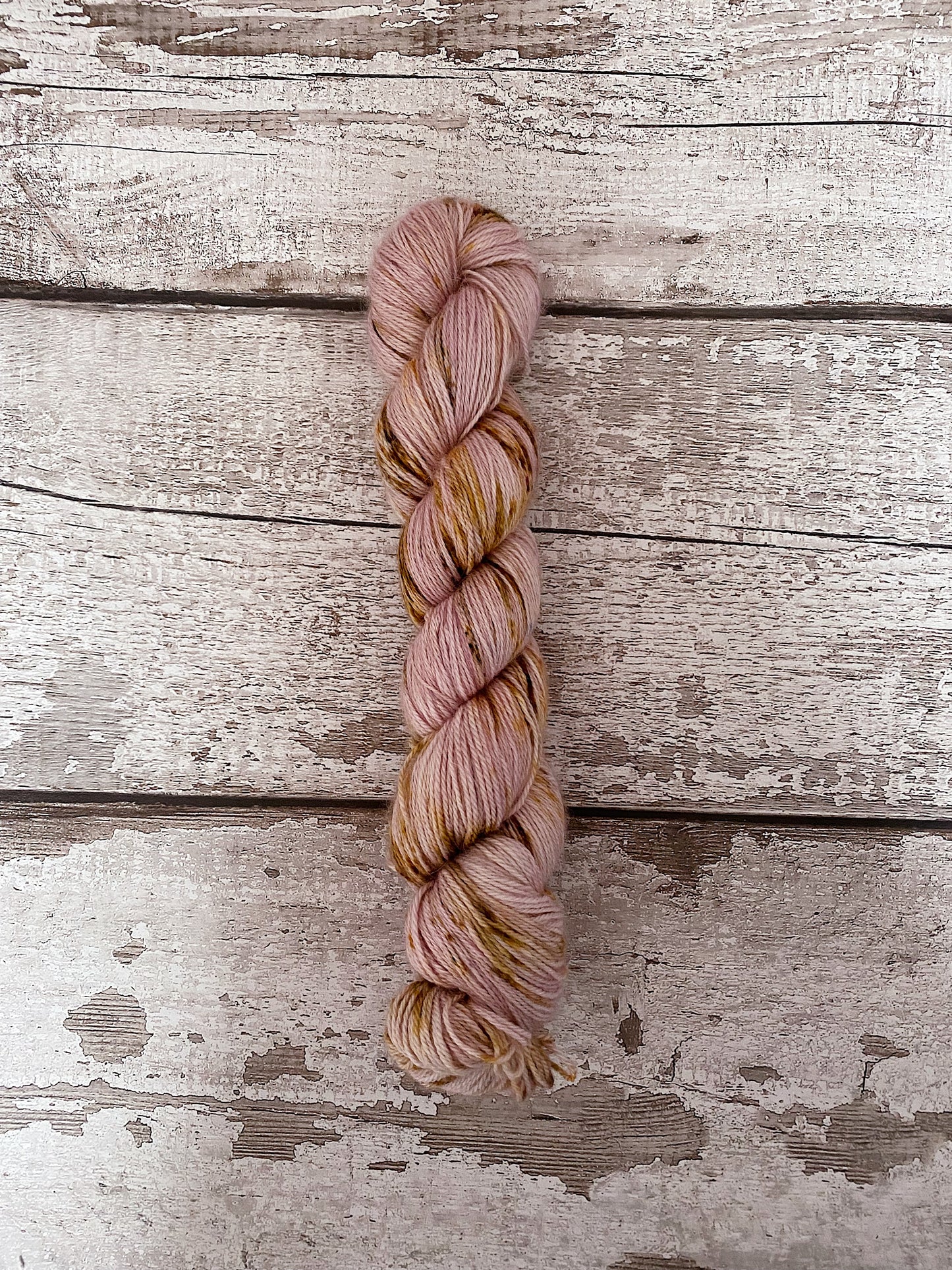 Hand Dyed Yarn Luxe 4ply Second Hand Rose
