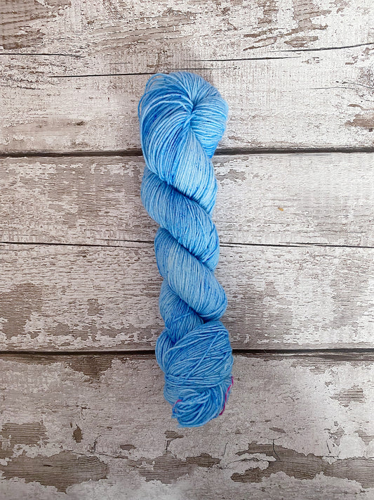 Hand Dyed Yarn 100% Merino 4ply Ciel