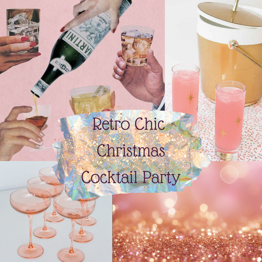 Advent 2024 Retro Chic Christmas Cocktail Party 4x 100g Skein Weekly Advent READY TO SHIP