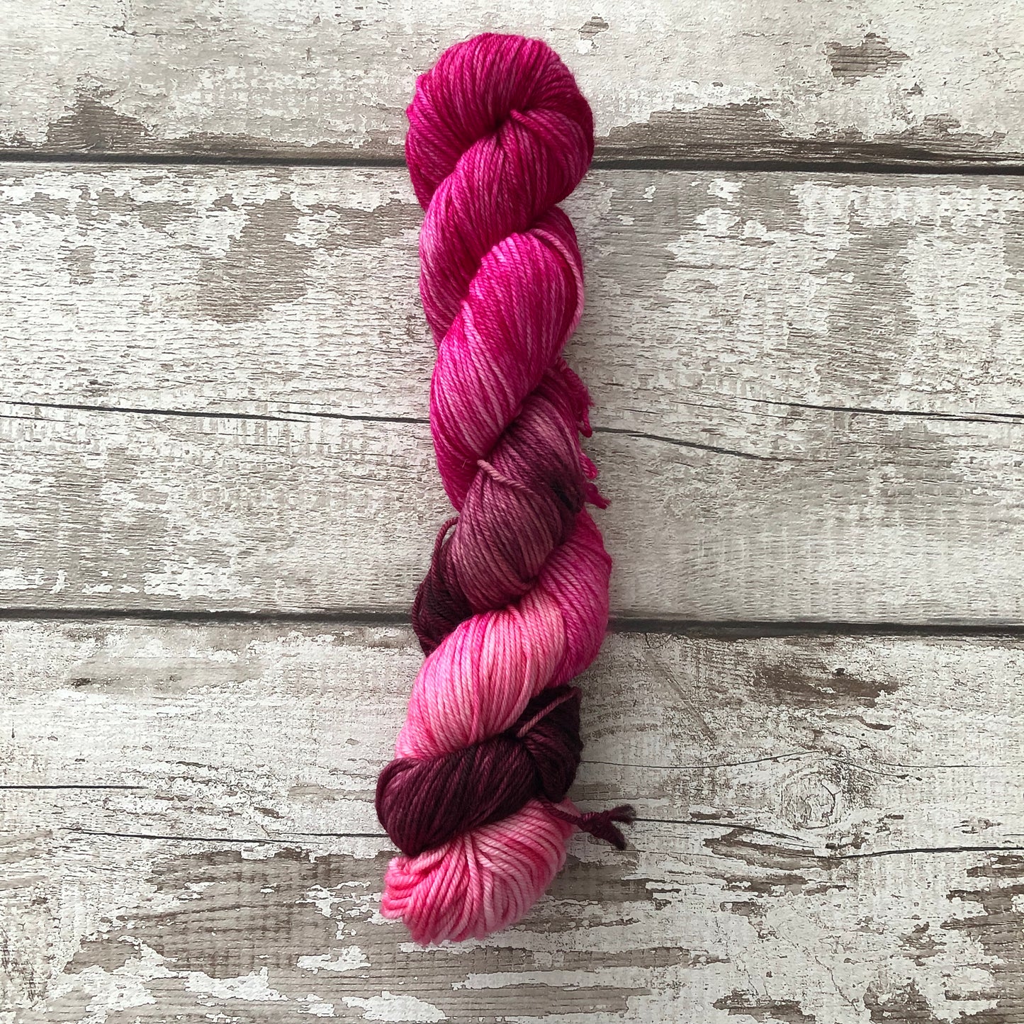 Hand Dyed Yarn Worsted Heartbreaker