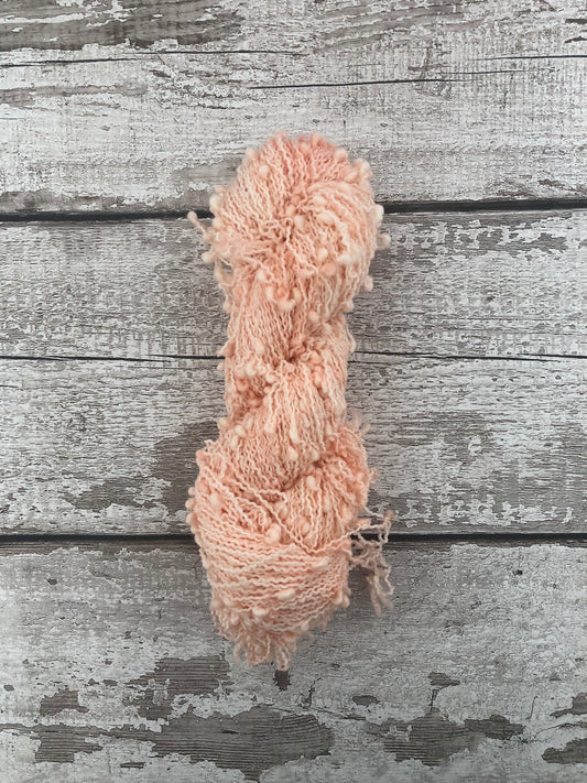 Hand Dyed Yarn 4ply Merino Nylon Slub Pin Up