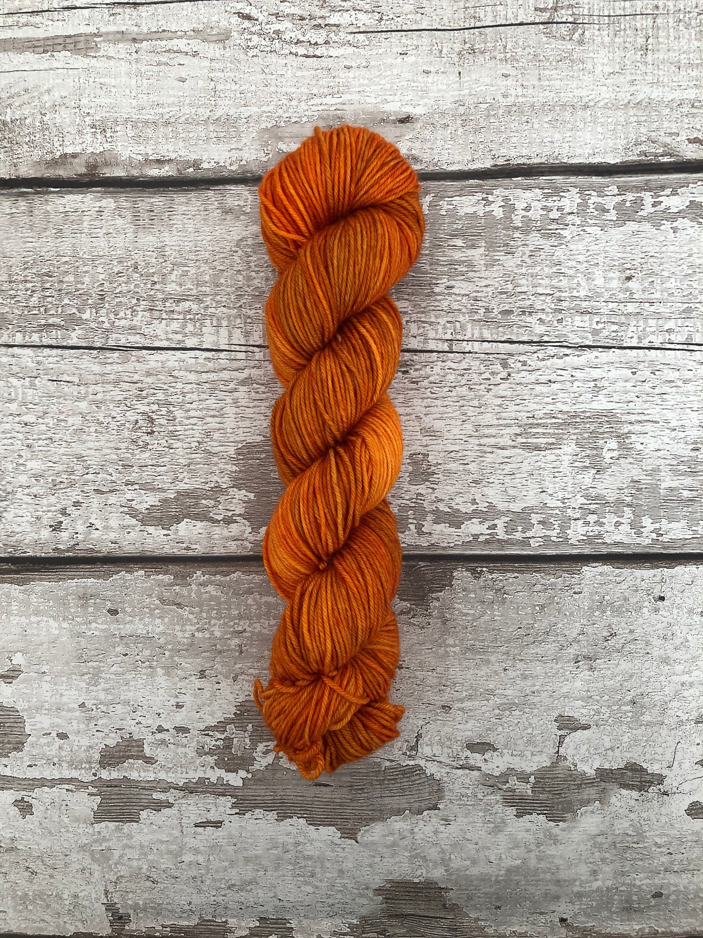 Hand Dyed Yarn DK Pumpkin Everything