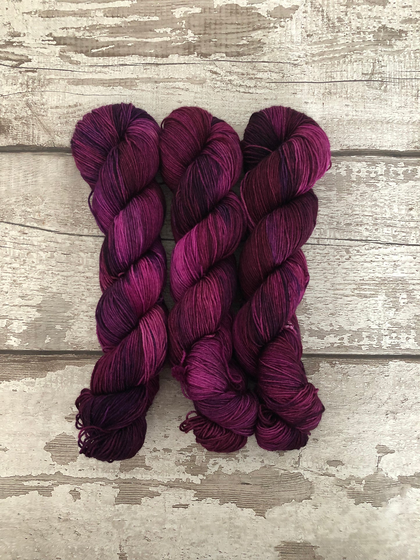 Hand Dyed Yarn 100% Merino 4ply Shrubs and Switchels