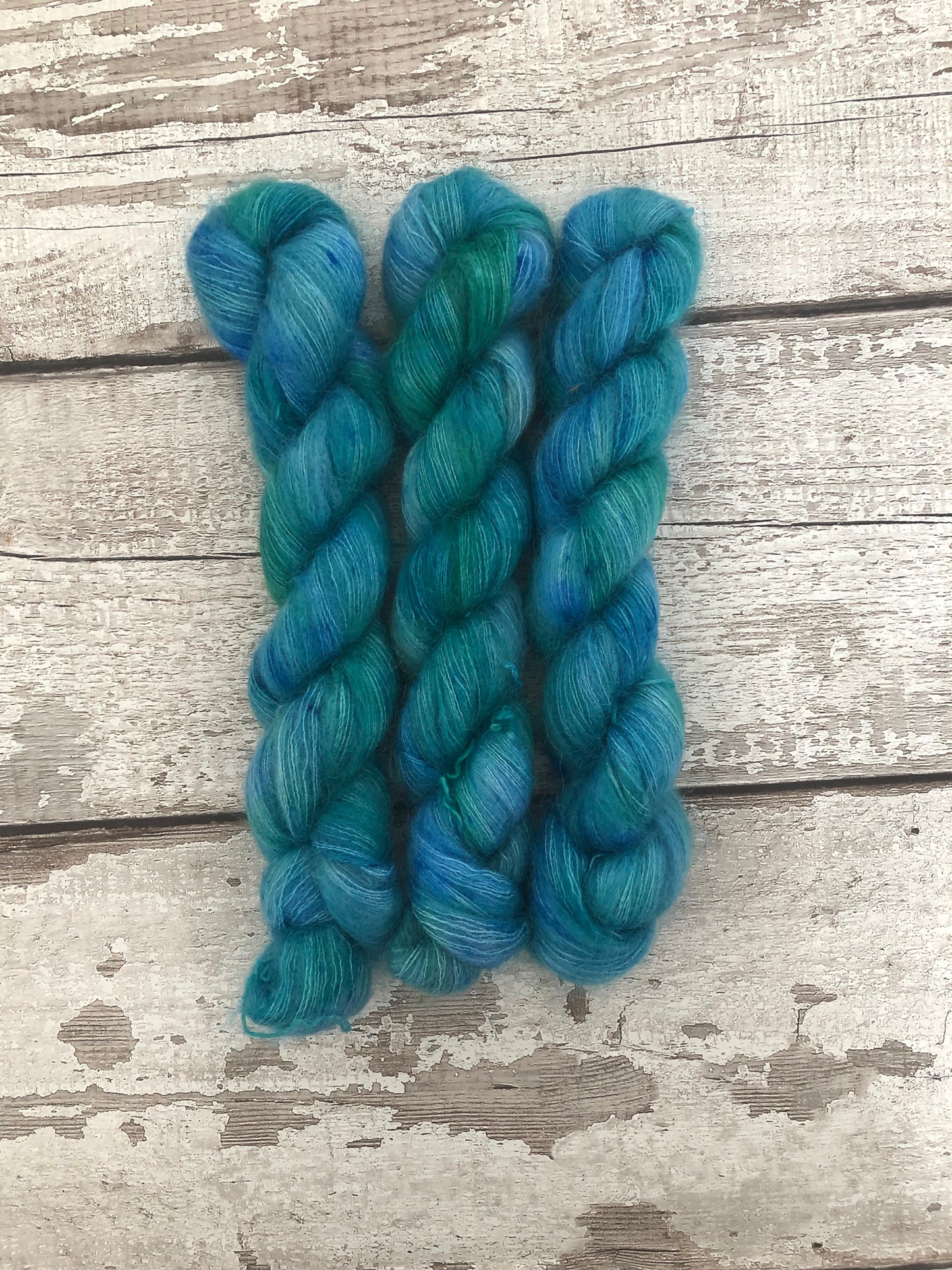 Lace Kid Silk Mohair Yarn Blue Planet