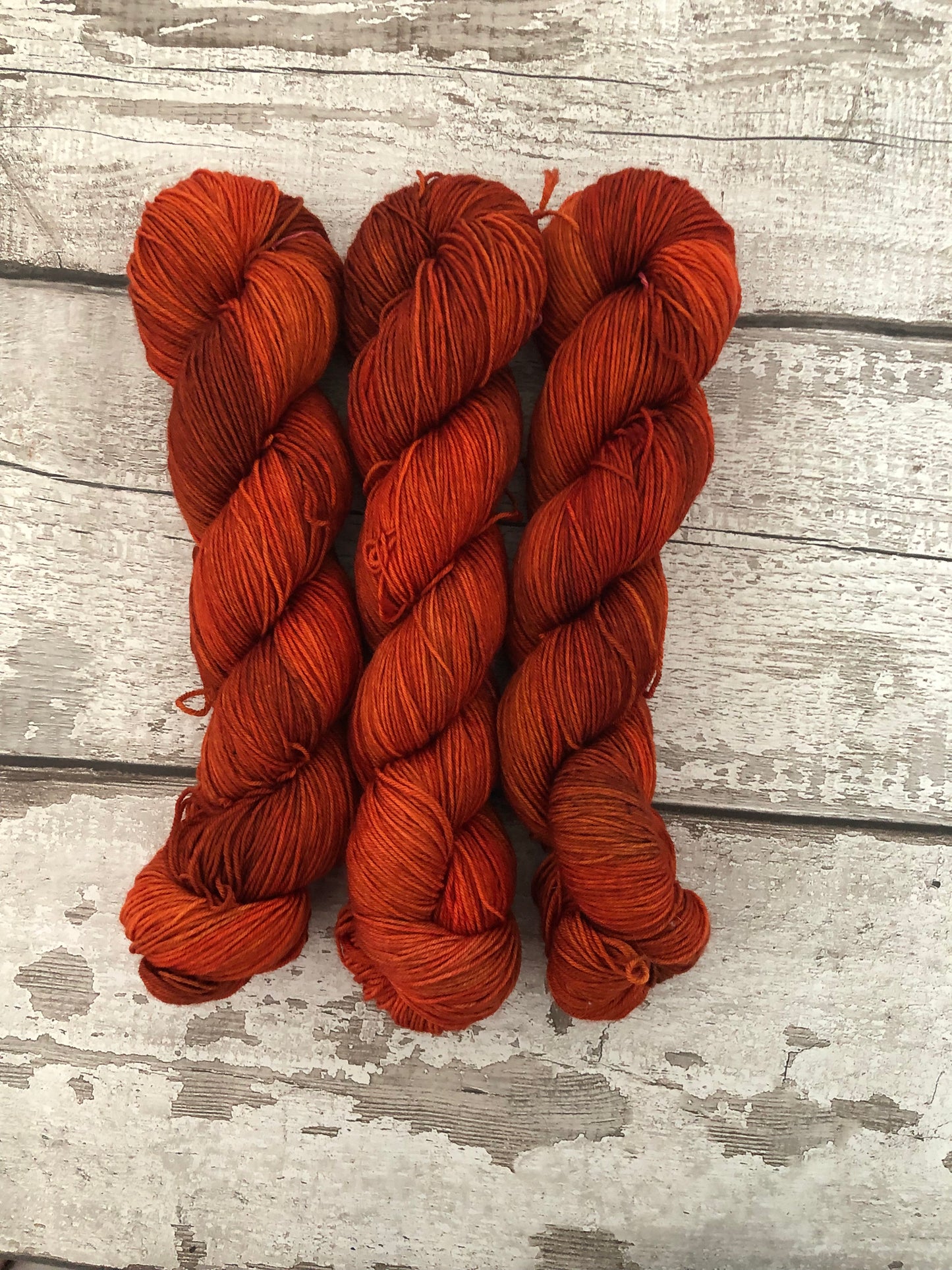 Hand Dyed Yarn 100% Merino 4ply Bronze Age