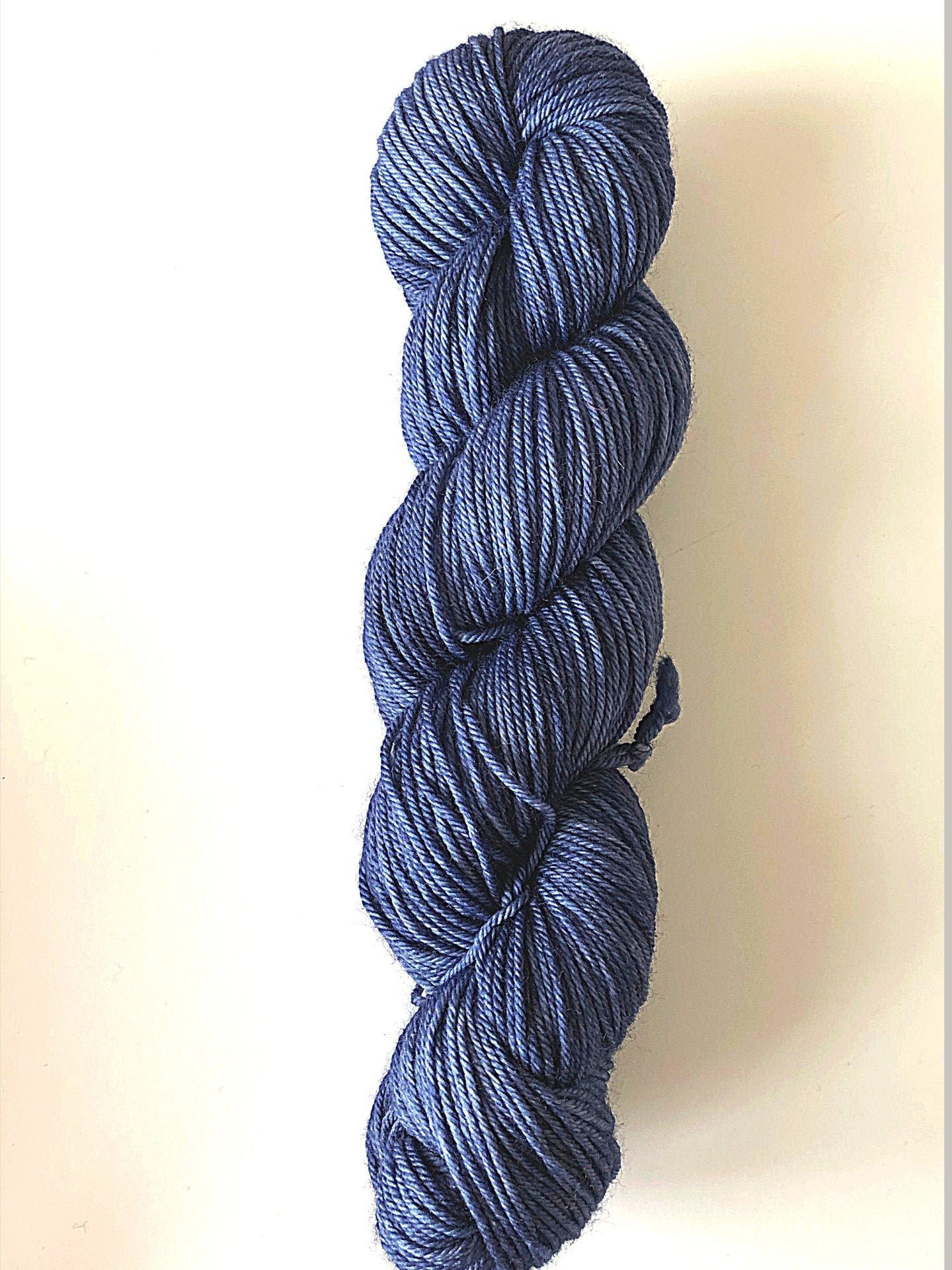 Hand Dyed Yarn DK Merino Nylon Navy SALE