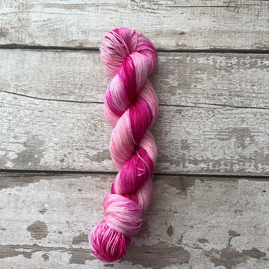 Hand Dyed Yarn 4ply Merino Nylon Angelique