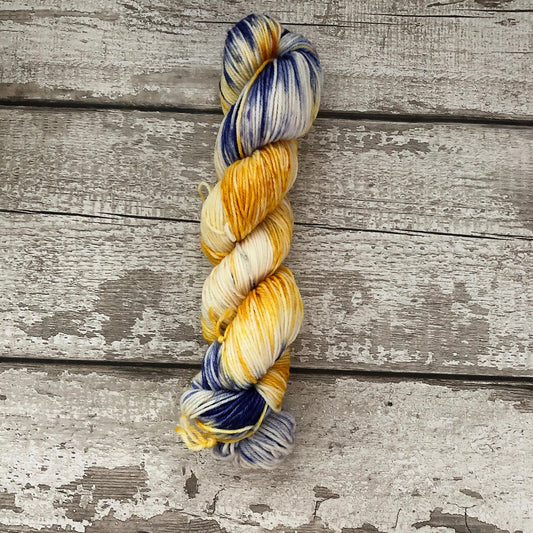 Hand Dyed Yarn Worsted Klimt