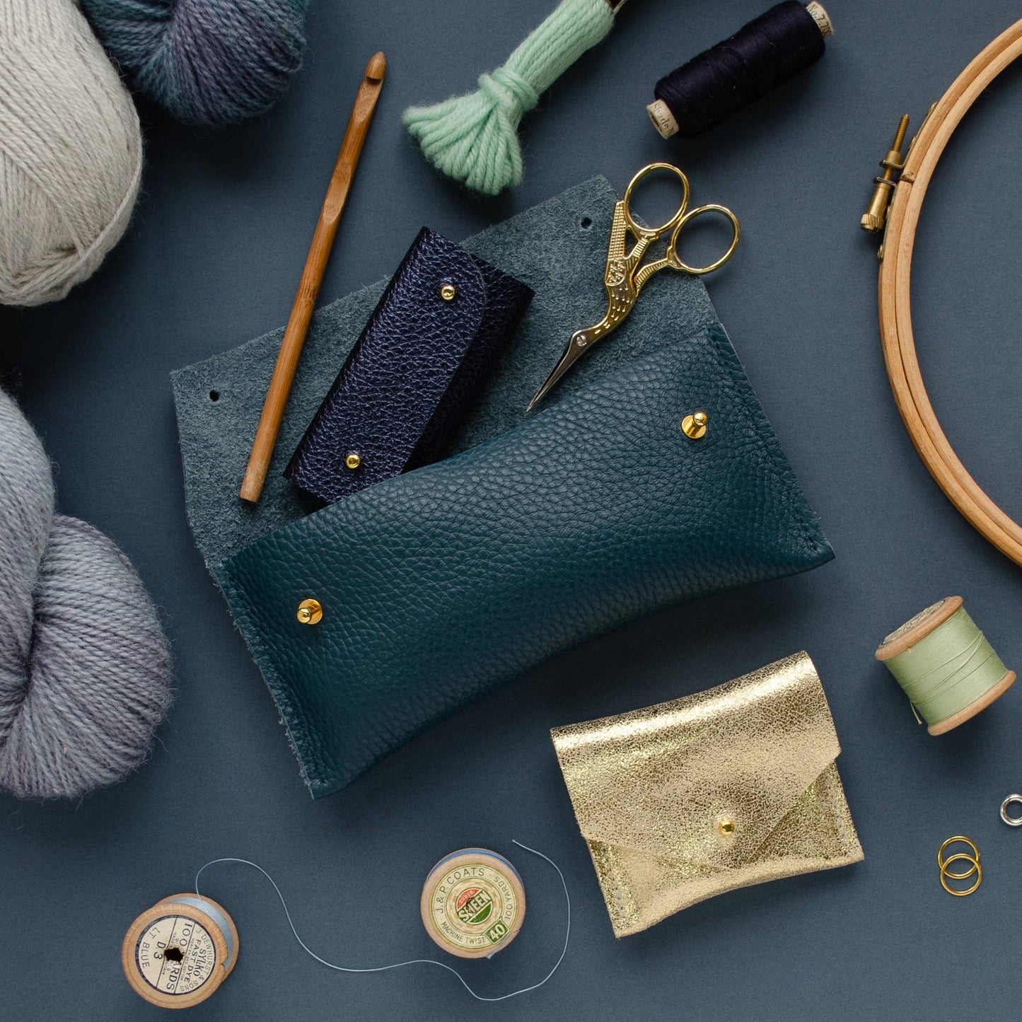 Leather Notions Pouch