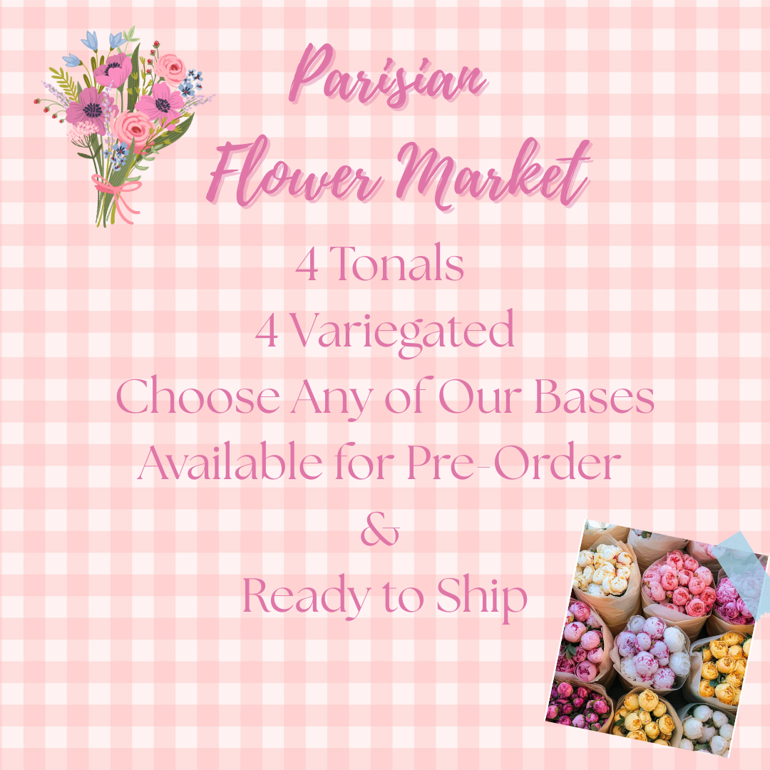 Parisian Flower Market - Bleu Clair PRE-ORDER