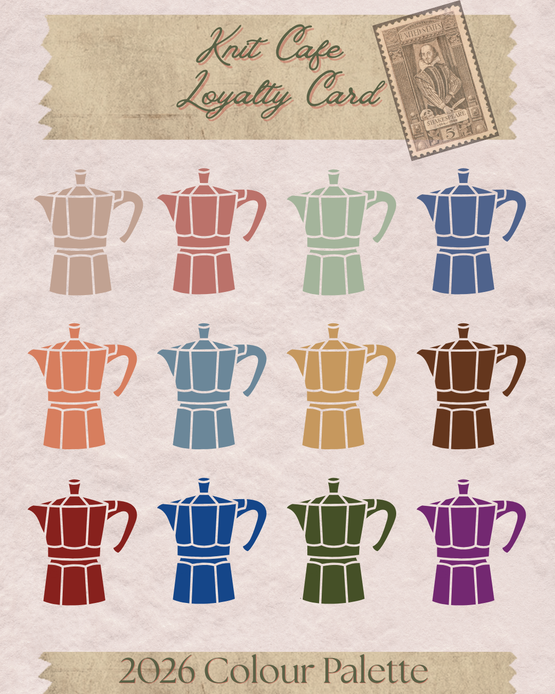 Advent 2026 Christmas at the Knit Café Advent 24 x MINISKEINS