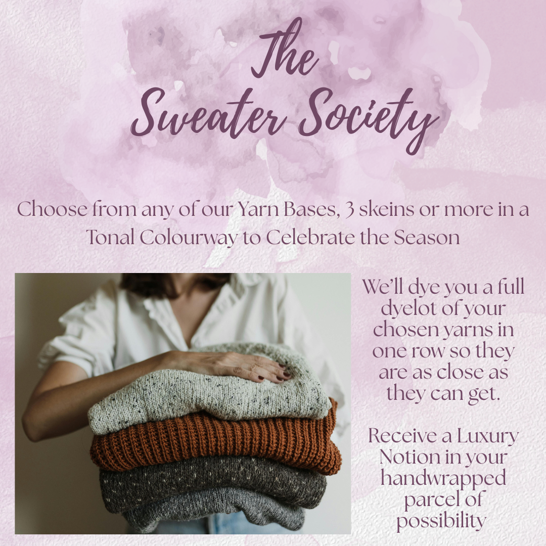 The Sweater Society SPRING and ALL SEASONS Pre-Order