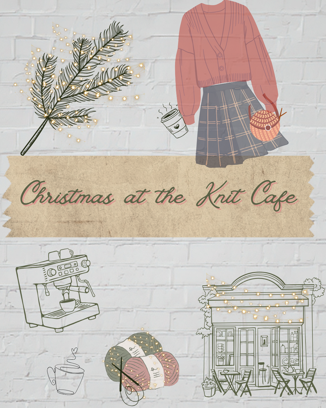 Advent 2026 Christmas at the Knit Café Advent 24 x MINISKEINS