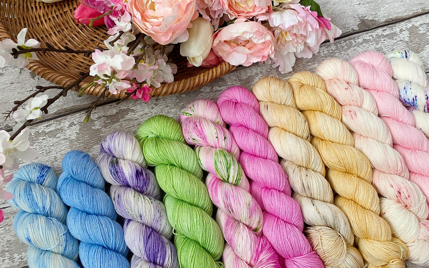 Hand Dyed Yarn | Luxe DK | Jardin Des Tuileries