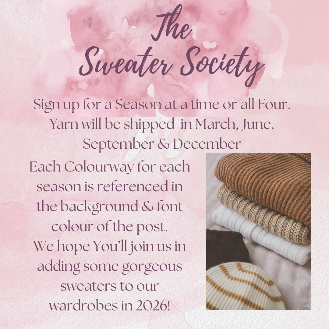 The Sweater Society SPRING and ALL SEASONS Pre-Order