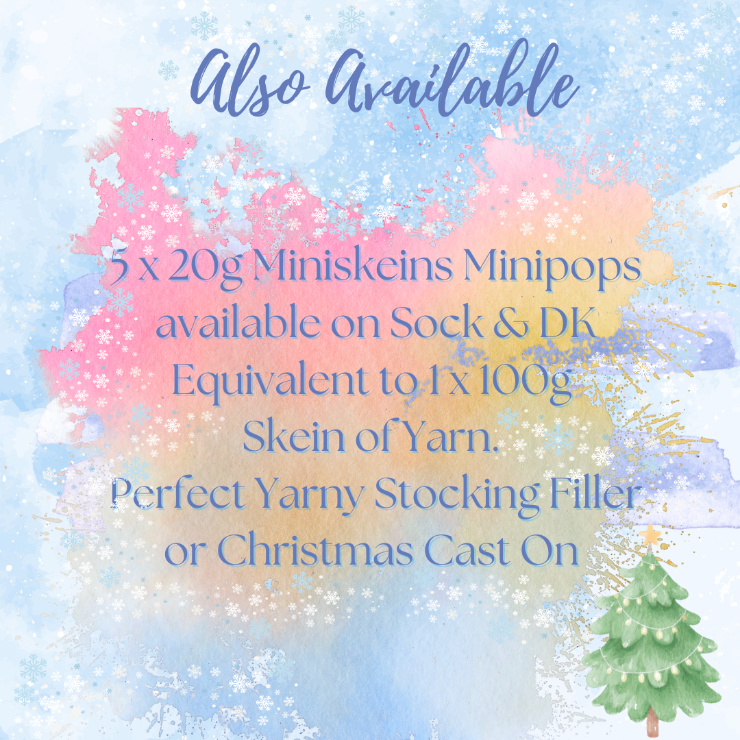 Curated Christmas Colourplay Countdown 12 x Miniskeins READY TO SHIP