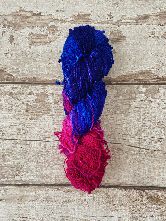 Hand Dyed Yarn 4ply Merino Nylon Slub Marvellous Mrs Maisel