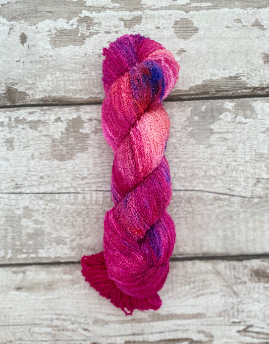 Hand Dyed Yarn 4ply Silk Boucle Carnaby St.