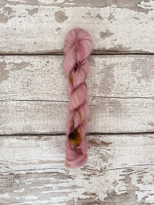 Lace Kid Silk Mohair Yarn Second Hand Rose