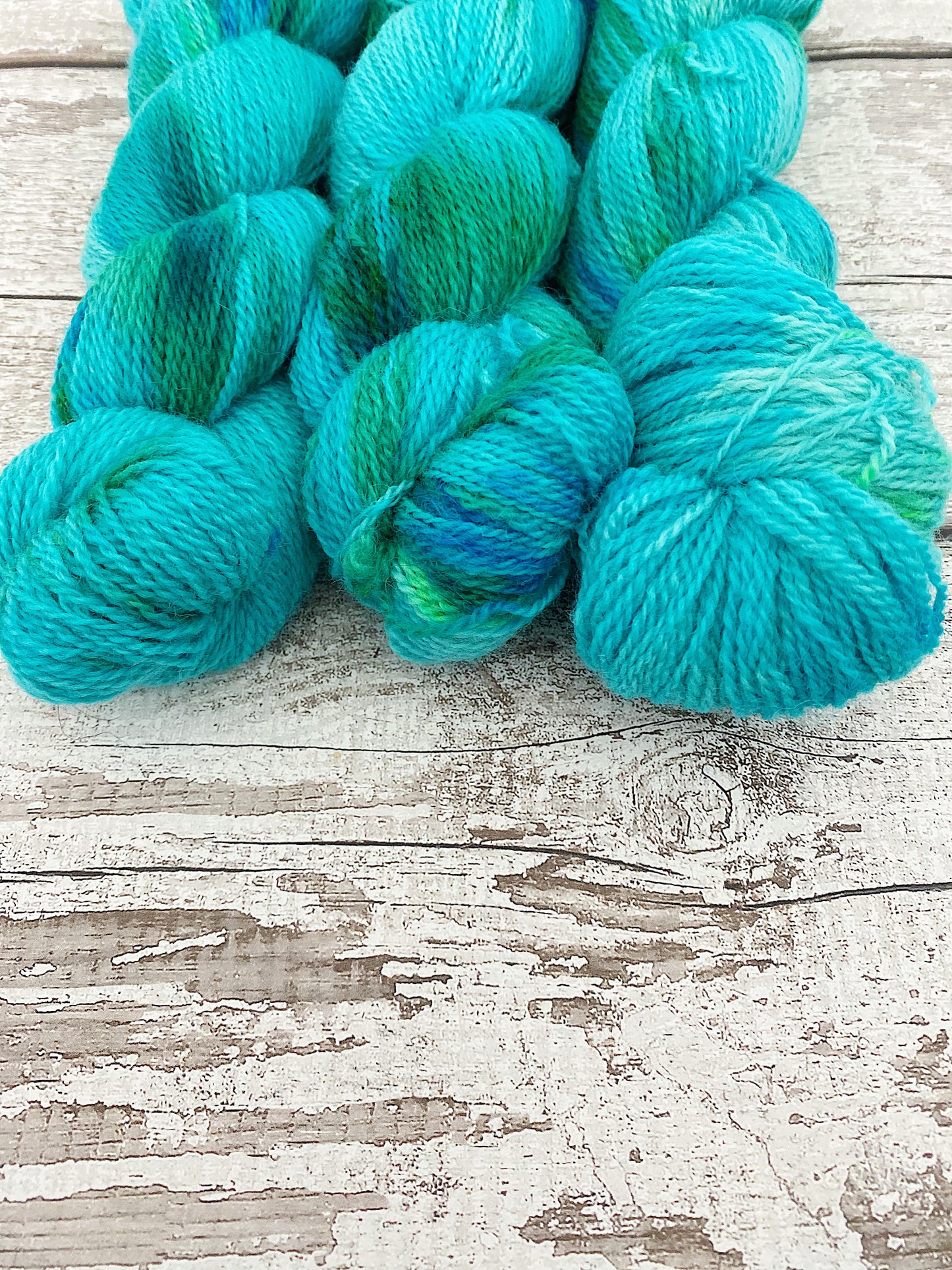 Hand Dyed Yarn FOLK 4ply Seascape