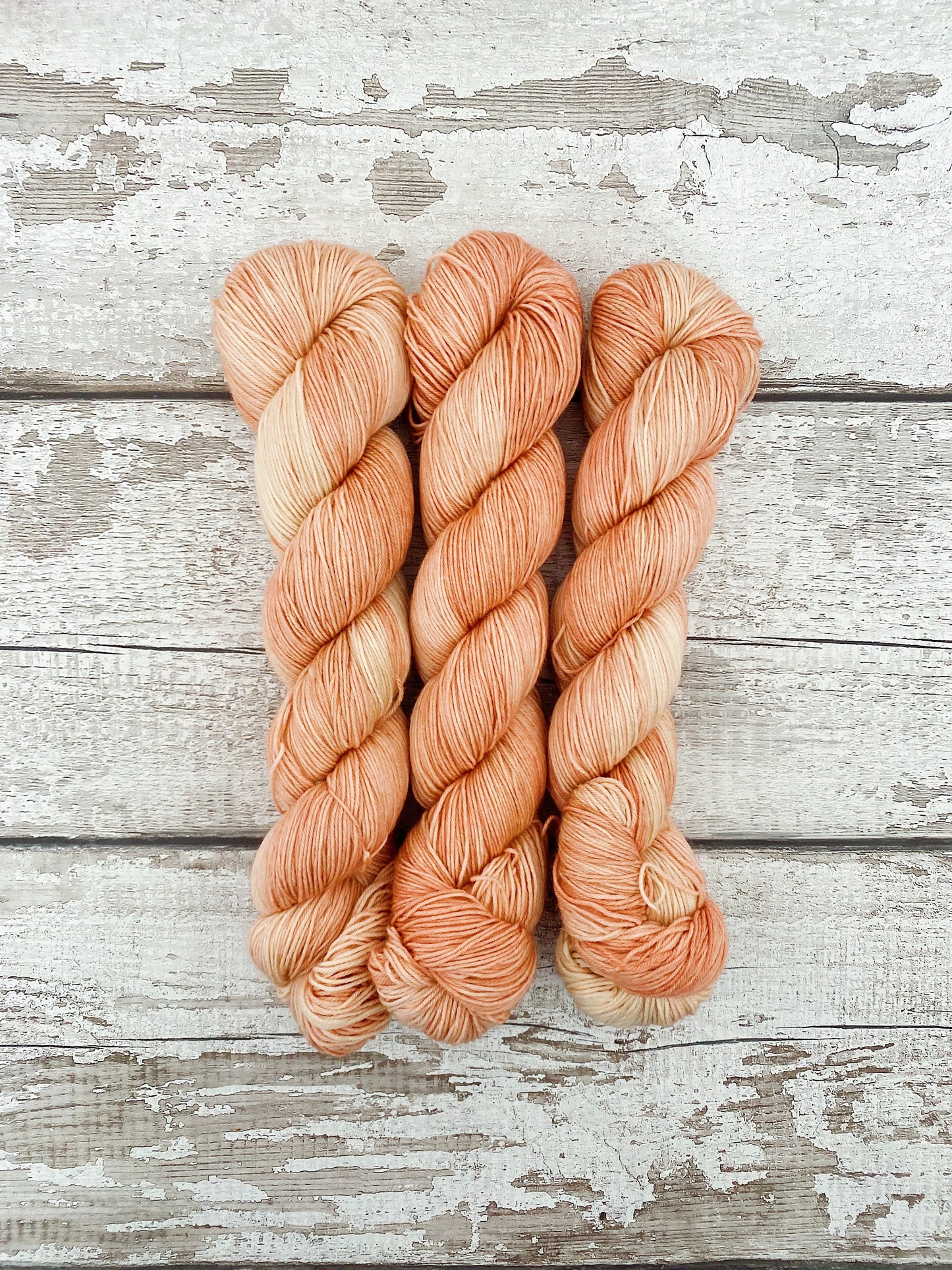 Hand Dyed Yarn 4ply Merino Nylon Rose Gold