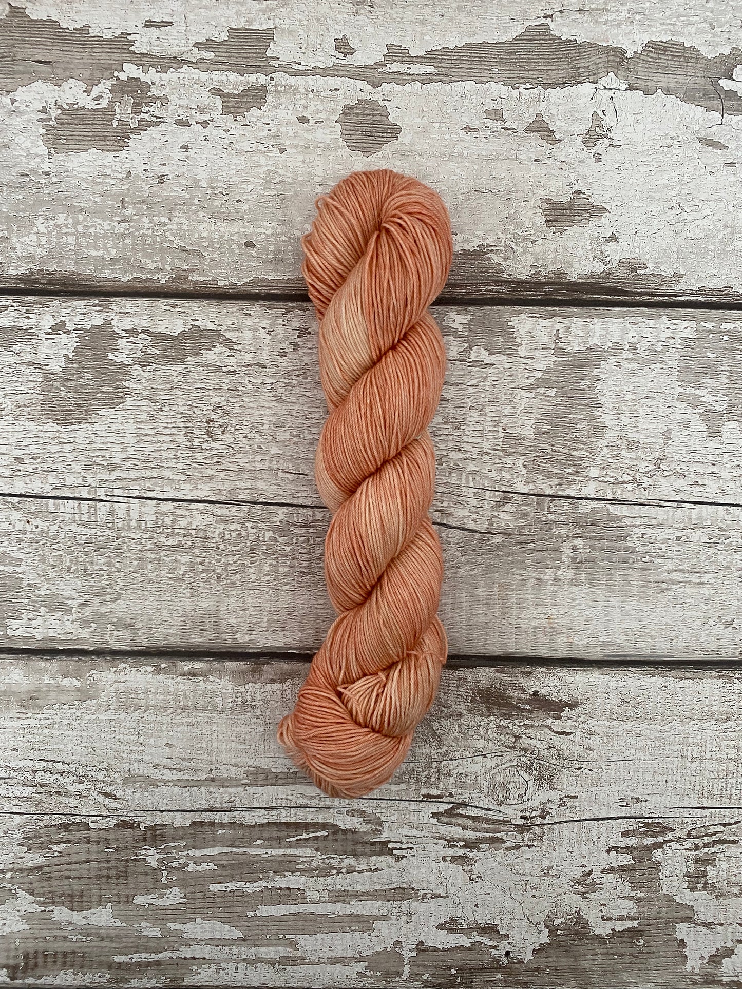 Hand Dyed Yarn 4ply Merino Nylon Rose Gold