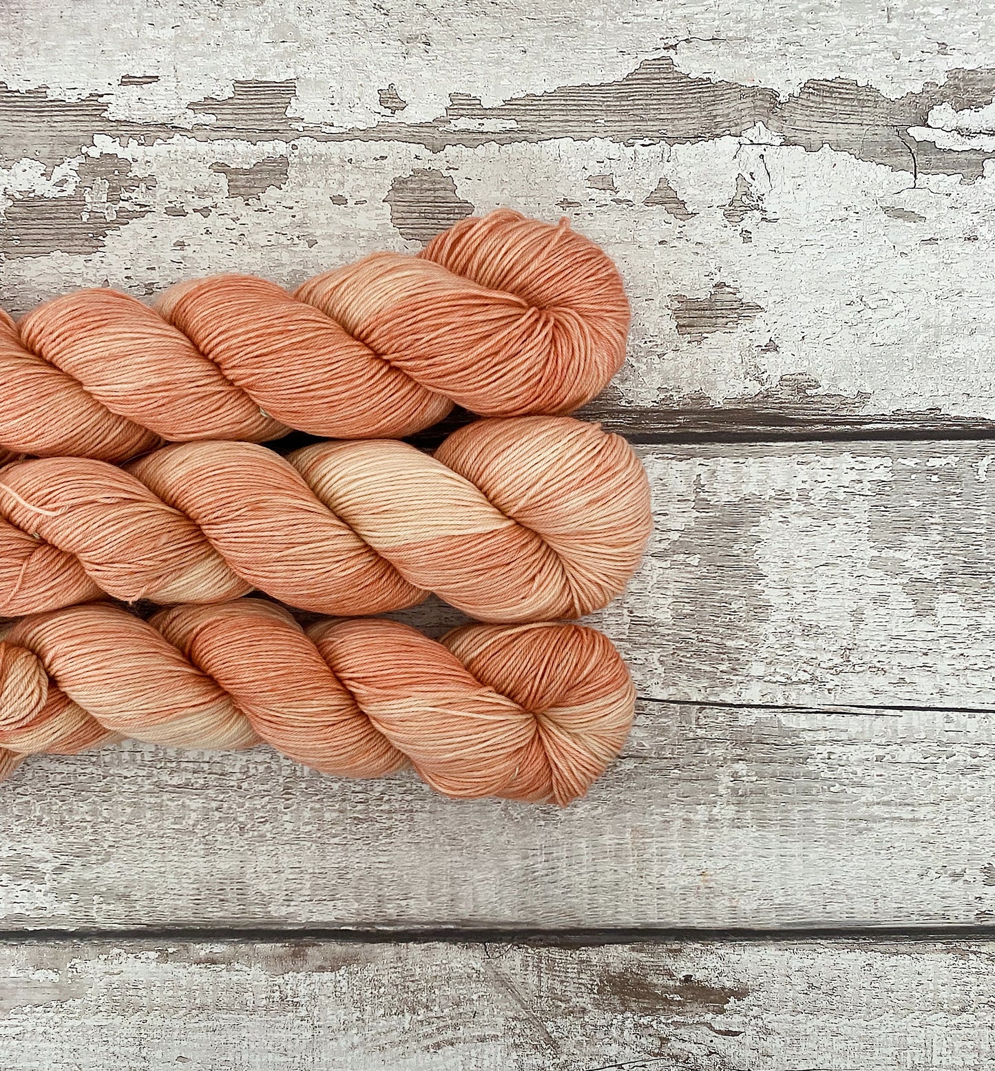 Hand Dyed Yarn 4ply Merino Nylon Rose Gold